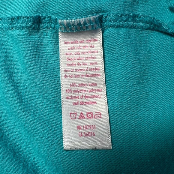 JUSTICE bundle of 2 long sleeve tees for girls/size 16 - Picture 13 of 13